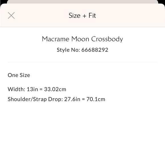 Free People Macrame Moon Crossbody Bag NEW - Picture 6 of 9